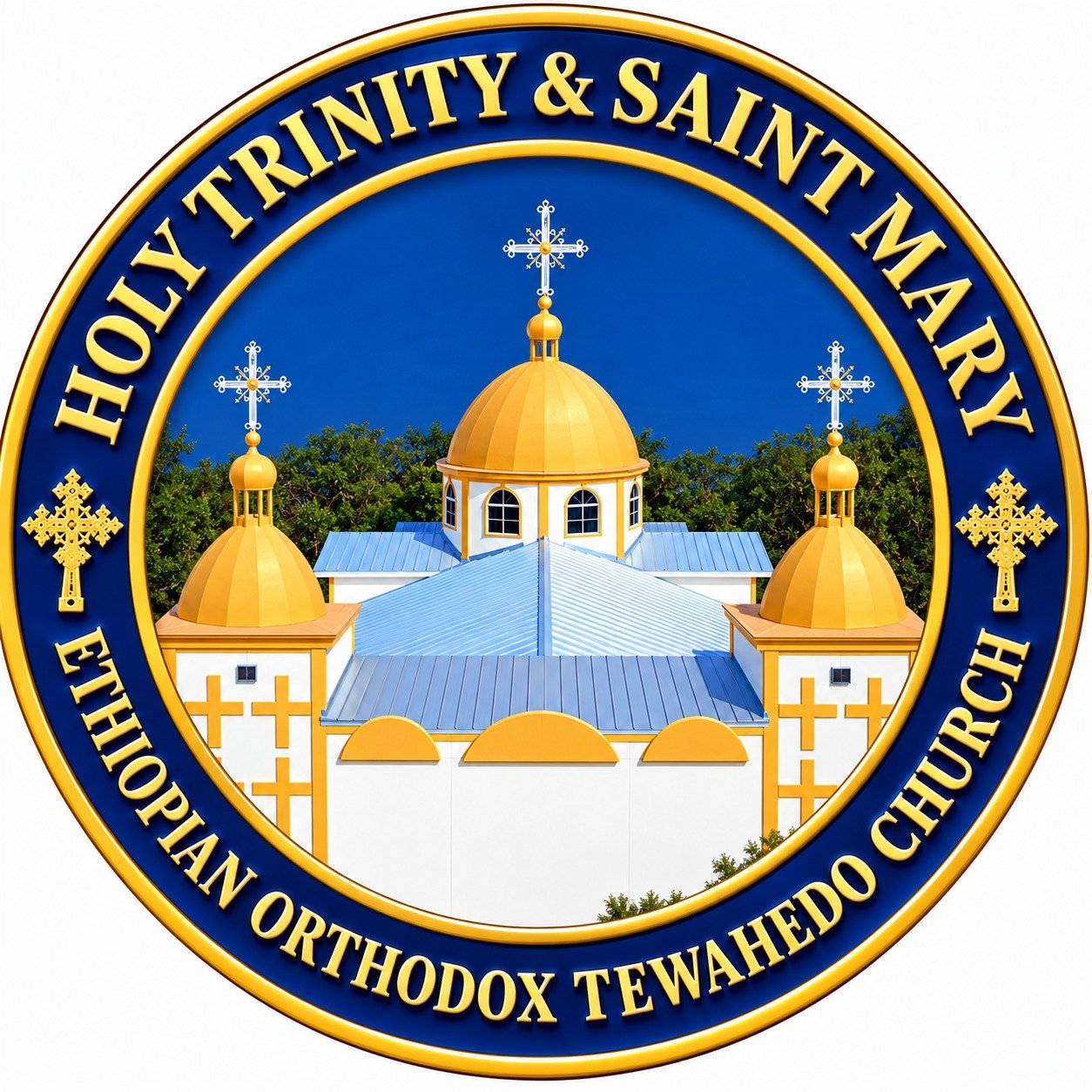 Holy Trinity & Saint Mary Ethiopian Orthodox Tewahedo Church official emblem
